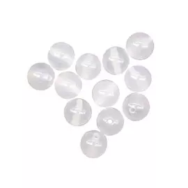 4AR340 Бусины Белый агат 8мм, 12шт/упак, Астра