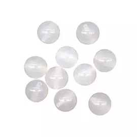 4AR341 Бусины Белый агат 10мм, 10шт/упак, Астра