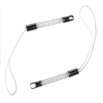 4AR347 Шнур для телефона плетеный 3см.,2шт/упак, Астра (Белый)