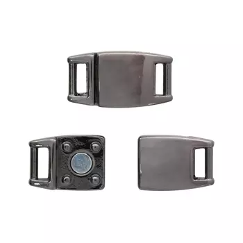 4AR362 Замок магнитный накладной (внешнее крепление) 12*19мм, 2шт/упак, Astra&amp;Craft (Черный никель)