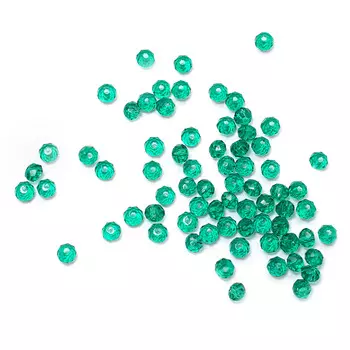 4AR369/372 Бусины хрустальные 2*3мм, 75шт/упак, Astra&amp;Craft (44 Малахитовый)