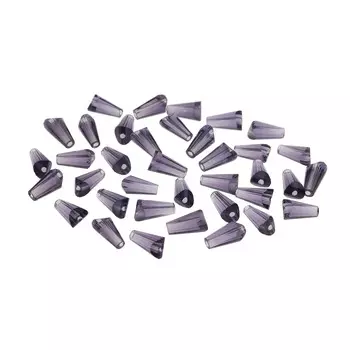 4AR382/385 Бусины хрустальные тауэр, 36шт/упак, Астра (406 Фиолетовый)