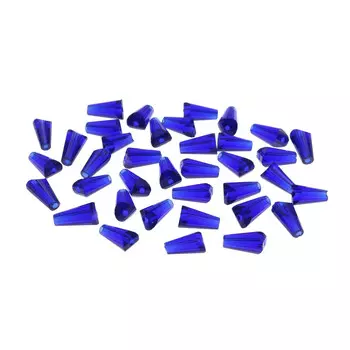 4AR382/385 Бусины хрустальные тауэр, 36шт/упак, Астра (411 Темно-синий)