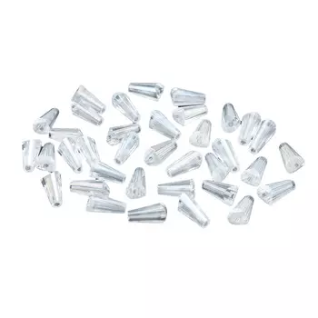 4AR382/385 Бусины хрустальные тауэр, 36шт/упак, Астра (403 Прозрачный)