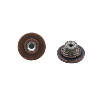 50005 Пуговицы джинс. лом/ножка д-20мм, страз., медь ГР