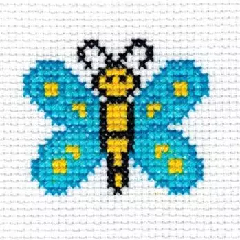 5000 Набор для вышивания 'Бабочка' 7х7 см