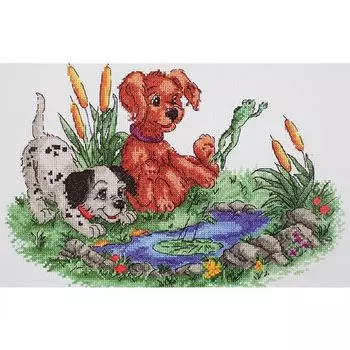 5009 Набор для вышивания Alisena 'У пруда', 28*19 см