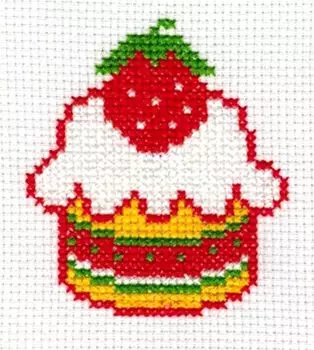 5009 Набор для вышивания 'Пироженка' 7х8 см