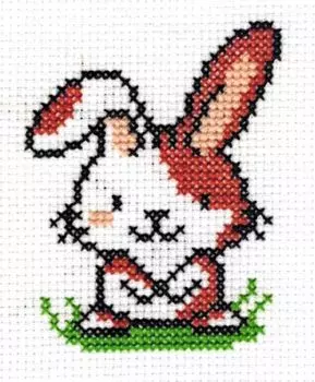 5014 Набор для вышивания 'Зайка' 7х10 см