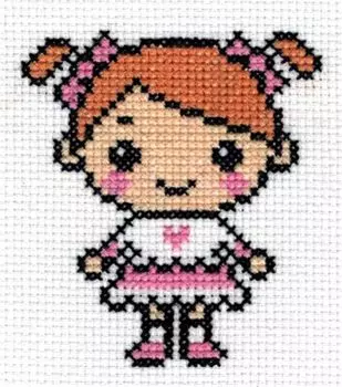5015 Набор для вышивания 'Элли' 8х9 см