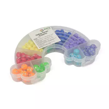 5018474 Набор бусин с эластичным шнуром 'Радуга', Astra&amp;Craft