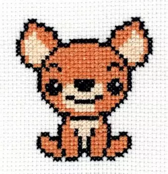 5022 Набор для вышивания 'Тобик' 7х8 см