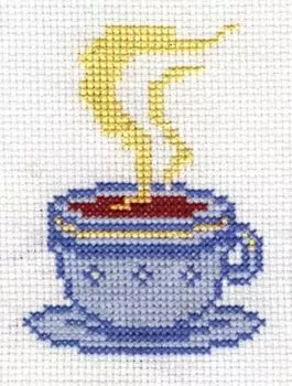 5026 Набор для вышивания 'Чай' 9х10 см