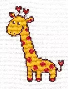 5039 Набор для вышивания 'Жирафик' 9х12 см