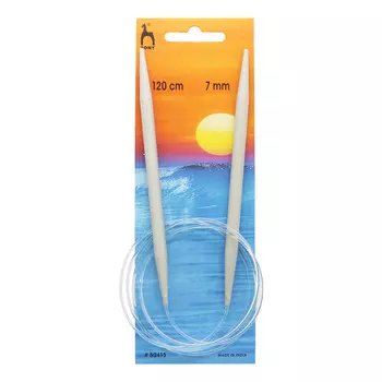 50415 Спицы вязальные круговые 7,00мм*120см, алюм. PONY