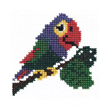 505 Набор для вышивания РС-Студия 'Попугай' 11*11 см