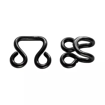 50689 Крючок пришивной 15мм ч.ник.мет.