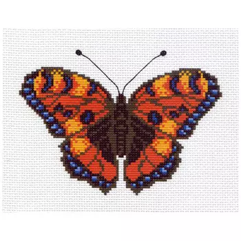 510-1 Канва с рисунком Матренин посад 'Крапивница' 16*20 см (10*12 см)