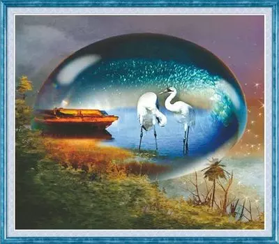 51234 Картина со стразами 5D 'Безмятежность', 66x59см