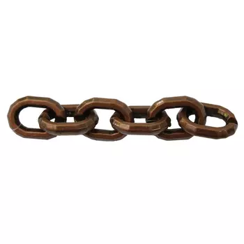 5126 Цепь, 10см, размер звена 26х18мм (медь)