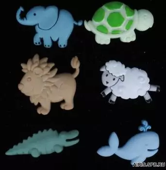 5171, Пуговицы-фигурки. Маленькие животные Dress It