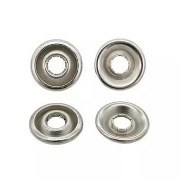 51823 Кнопка клямерная д-21, никель ГР