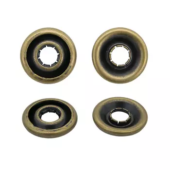 51830 Кнопка клямерная д-21, латунь ГР