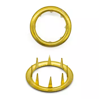 51892/28 Кнопка клямерная, золото ГР