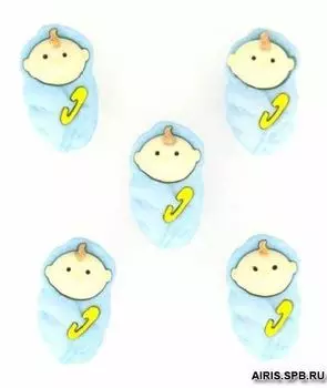 5193, Пуговицы-фигурки. Малыши Dress It Up