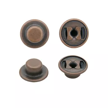 52018/17 Кнопка клямер. медь