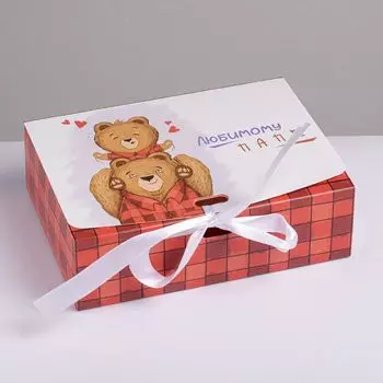 5231278 Коробка складная подарочная 'Любимому папе', 16.5*12.5*5 см