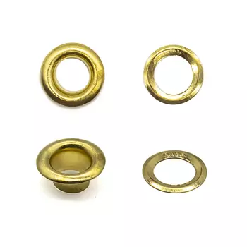 530412 Люверсы с инструментом для установки, золото, d 4 мм, упак./40 компл., Hobby&amp;Pro