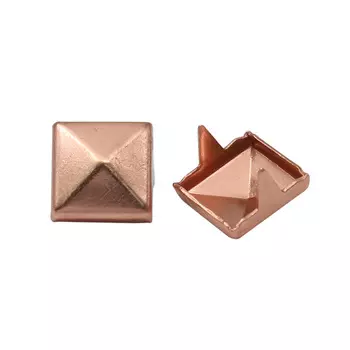 53231 Украшение 8*8мм медь. с шипами