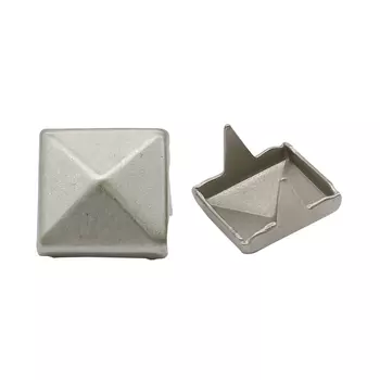 53234 Украшение 8*8мм сереб. с шипами