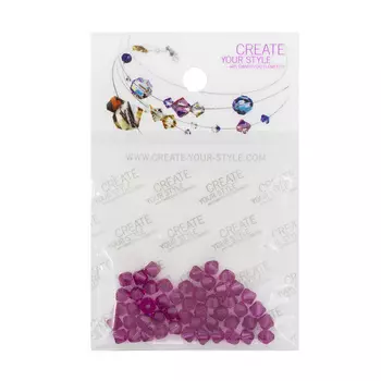 5328/E Бусины, цветные, 4 мм, упак./50 шт., Swarovski (fuchs)