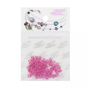 5328/E Бусины, цветные, 4 мм, упак./50 шт., Swarovski (rose)