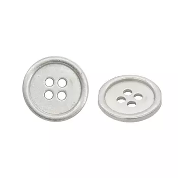 53723/4 Пуговица д-17мм. сереб.