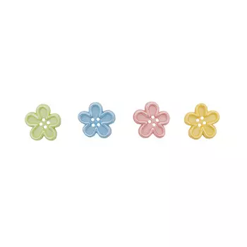 5387, Декоративные пуговицы. Цветы Dress It Up