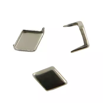 53910 Украшение 6*6мм на шипах ник. 'ромб'