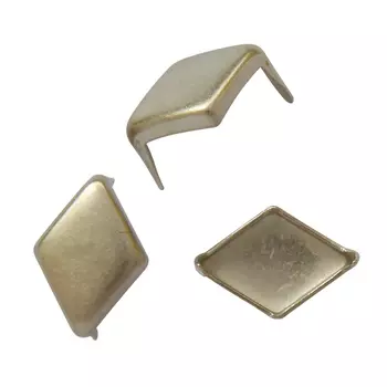 53911 Украшение 6*6мм на шипах сереб. 'ромб'