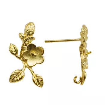 54-P4621 Основа для серег, 12 мм, упак./4 шт., Astra&amp;Craft (золото)