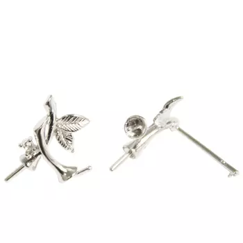 54-P7610 Основа для серег, 15*10 мм, упак./2 шт., Astra&amp;Craft (серебро)