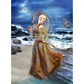 55001 Набор для вышивания бисером Astrea 'Дежавю', 40х54 см