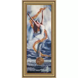 55017 Набор для вышивания бисером Astrea 'Вода', 16х42 см