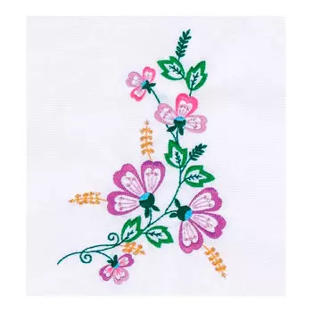 5506 Набор для вышивания гладью 'Матренин Посад' 'Нежность', 11*17 см