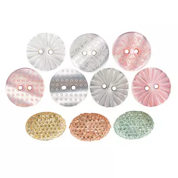 5550, Декоративные пуговицы. Мудрость жардин Dress It Up