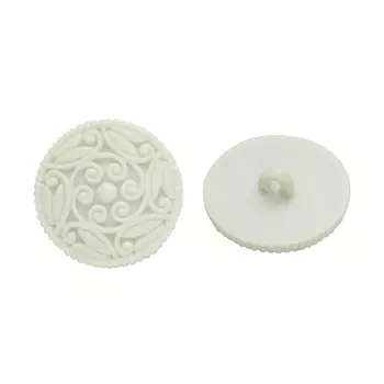 55945 Пуговица на ножке, 28 мм (102 молочный)