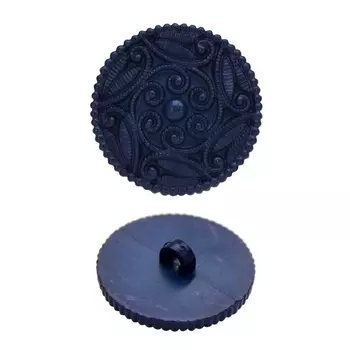 55945 Пуговица на ножке, 28 мм (220 синий)