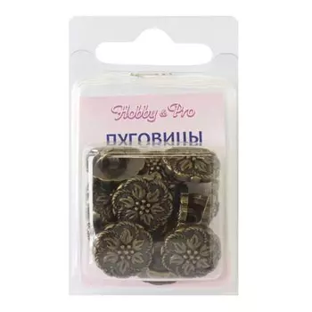 56080 Пуговица на ножке 15мм 12шт (AB)