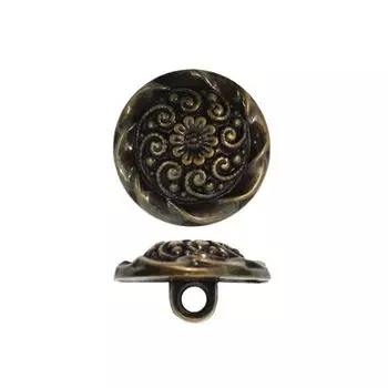 56085 Пуговица на ножке, 21 мм (AB)